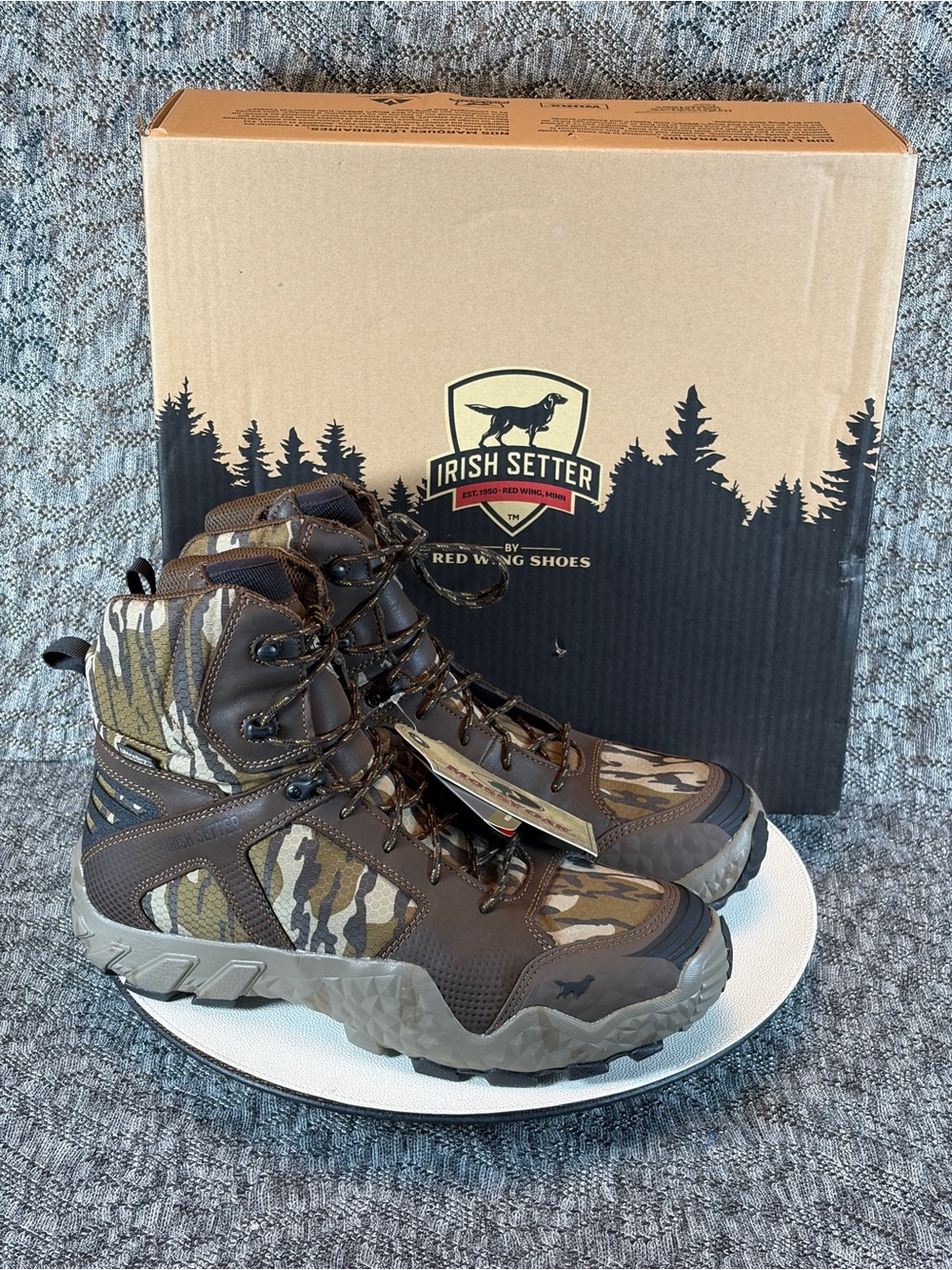 Irish Setter Vaprtrek 8-inch boot A1842 Men's 13 hunt camo